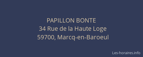 PAPILLON BONTE