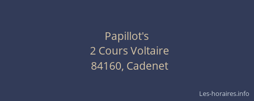 Papillot's