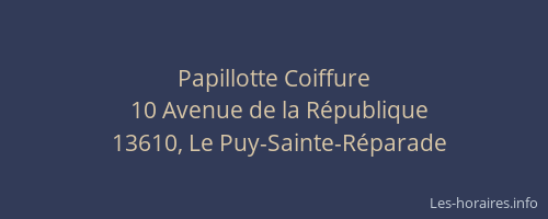 Papillotte Coiffure