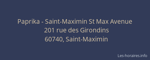 Paprika - Saint-Maximin St Max Avenue