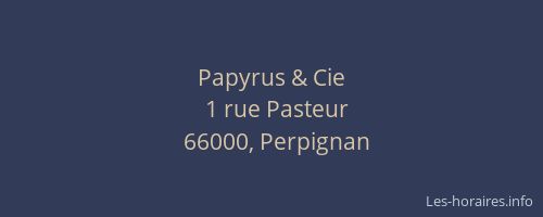 Papyrus & Cie