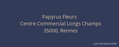 Papyrus Fleurs
