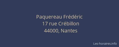 Paquereau Frédéric