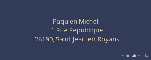Paquien Michel