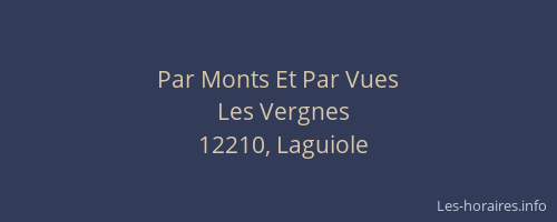 Par Monts Et Par Vues