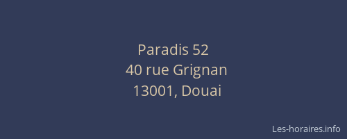 Paradis 52