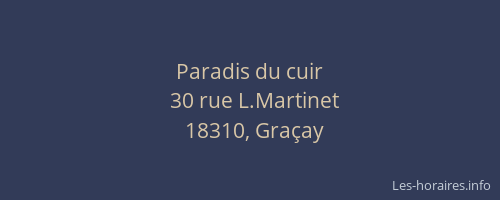 Paradis du cuir