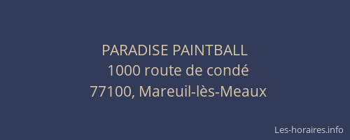 PARADISE PAINTBALL