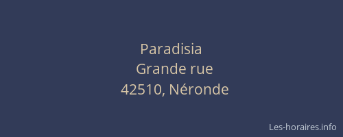 Paradisia