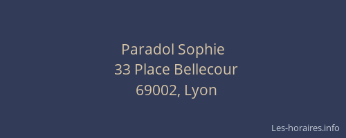 Paradol Sophie