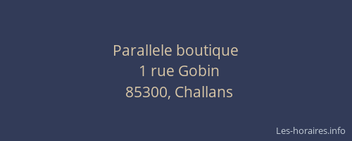 Parallele boutique