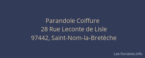 Parandole Coiffure