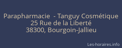 Parapharmacie  - Tanguy Cosmétique