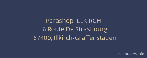 Parashop ILLKIRCH