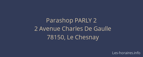 Parashop PARLY 2