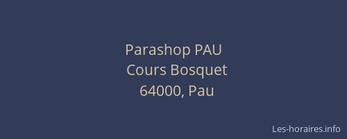 Parashop PAU