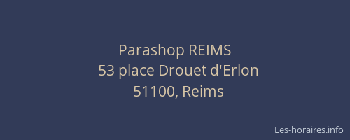 Parashop REIMS