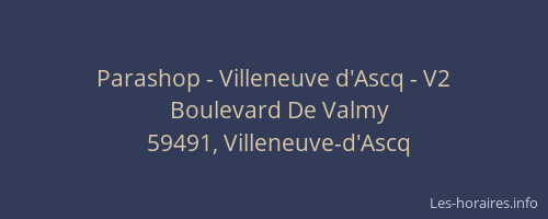 Parashop - Villeneuve d'Ascq - V2