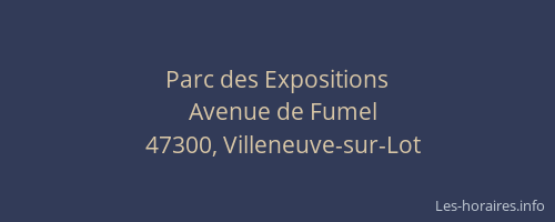 Parc des Expositions