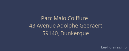 Parc Malo Coiffure