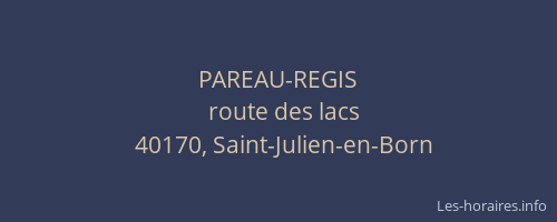 PAREAU-REGIS