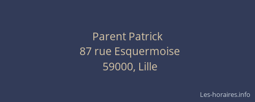 Parent Patrick