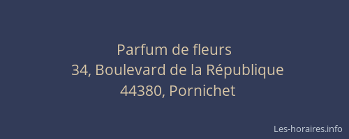 Parfum de fleurs