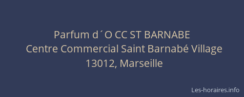 Parfum d´O CC ST BARNABE