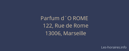 Parfum d´O ROME