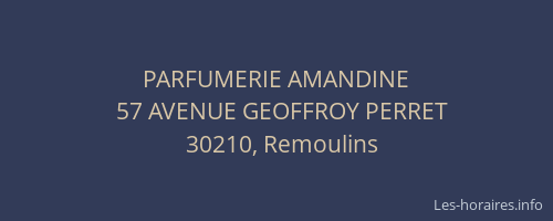 PARFUMERIE AMANDINE
