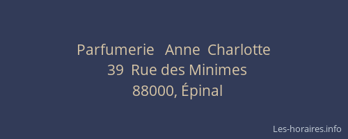 Parfumerie   Anne  Charlotte