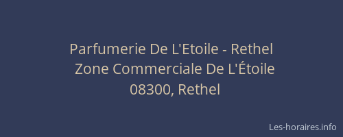 Parfumerie De L'Etoile - Rethel
