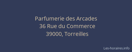 Parfumerie des Arcades