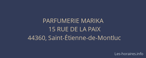 PARFUMERIE MARIKA