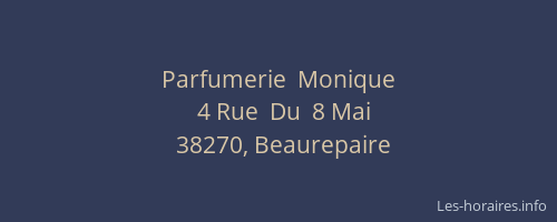 Parfumerie  Monique
