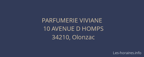 PARFUMERIE VIVIANE