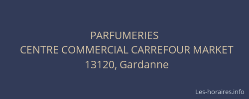 PARFUMERIES