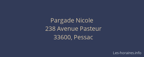 Pargade Nicole