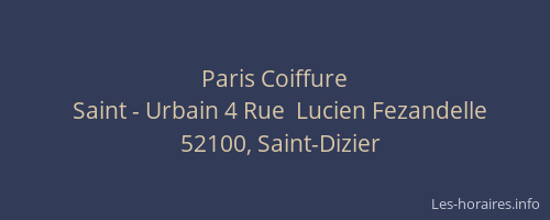 Paris Coiffure