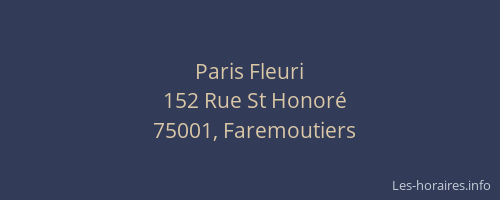 Paris Fleuri