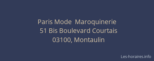 Paris Mode  Maroquinerie