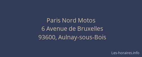 Paris Nord Motos