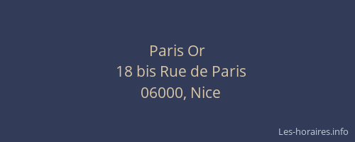 Paris Or
