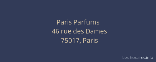 Paris Parfums