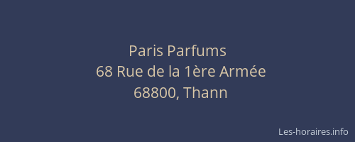 Paris Parfums