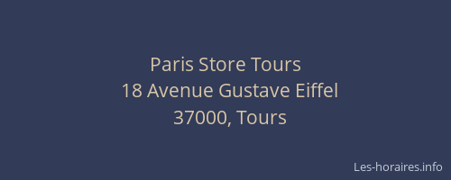 Paris Store Tours