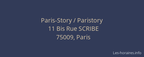 Paris-Story / Paristory