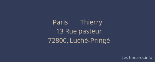 Paris        Thierry