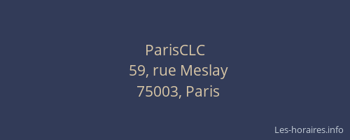 ParisCLC