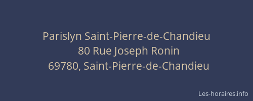Parislyn Saint-Pierre-de-Chandieu